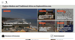 Desktop Screenshot of exploreafrica.com
